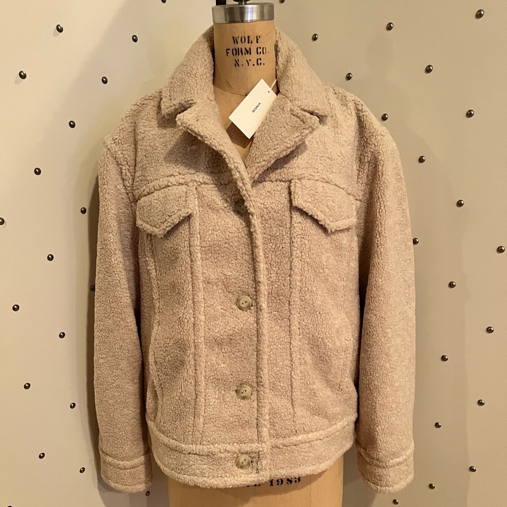 NWT Vince plush Jacket large